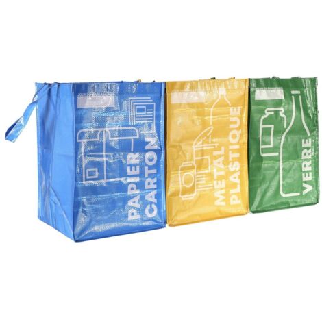 Sac de tri - JE CHERCHE UNE IDEE - Lot de 3 - Plastique (1/5)