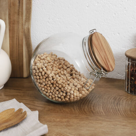 Bocal de Conservation - COOK CONCEPT - Transparent - Acacia (1/5)