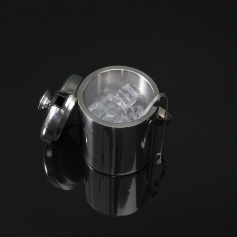 Seau A Glace Metal Couvercle Et Pince 1.3l (1/4)