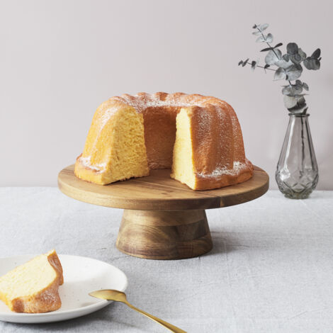 Présentoir à Gâteau - HOME DECO FACTORY - Marron - 28 cm (1/2)