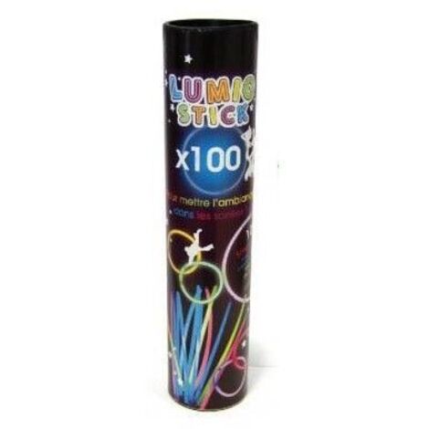 Bâtonnets Lumineux Fluorescents - PARTY TIME - Multicolore - Lot de 100 (1/3)