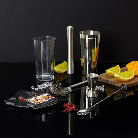 Set A Cocktail 5 Accessoires Et 50 Recettes (1/5)