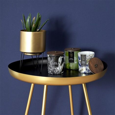 The Home Deco Factory – Lot de 2 pots de fleur filaires – Design moderne pour intérieur et extérieur – Dimensions 30cm de hauteur – Métal résistant à la corrosion