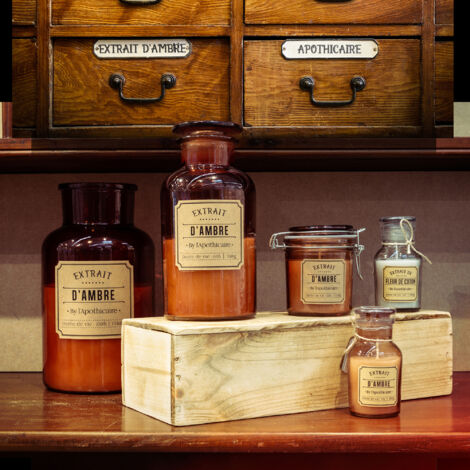 Bougie - HOME DECO FACTORY - Parfumée - Ambre - Marron (1/5)