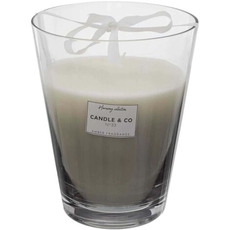 Bougie Parfumee Vase Gris Harmony H23cm