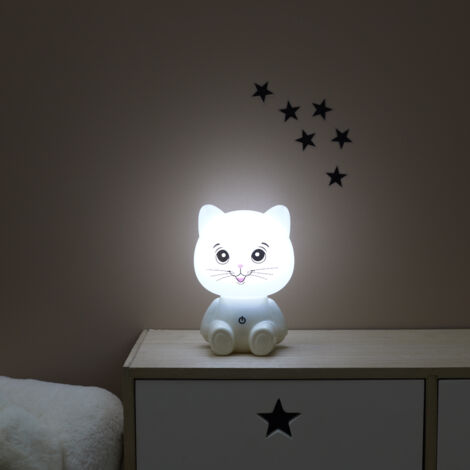 Lampe Veilleuse - HOME DECO KIDS - USB - 3 Intensités - Blanc (1/5)