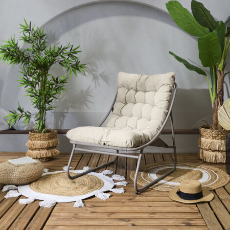 Fauteuil - HOME DECO FACTORY - Dolce Vita - Beige