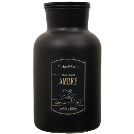 Bougie - HOME DECO FACTORY - Alchimiste - Parfumée - Matte - Noir (1/5)