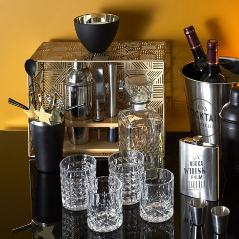 COFFRET A COCKTAIL 4 ACCESSOIRES NOIRS M6 (1/5)