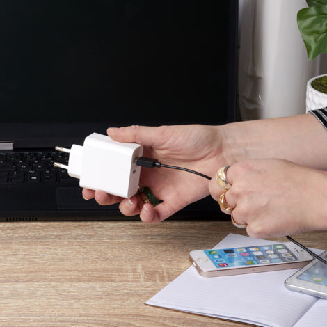 Chargeur Secteur USB Type C - BE MIX - 18W - Blanc (1/5)