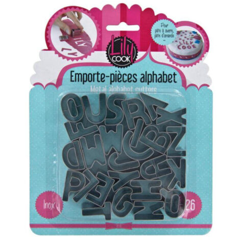 Emporte-Pièces Alphabet 26 Lettres Lily Cook (1/5)