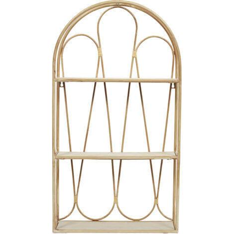 Etagere - HOME DECO FACTORY - Murale - Arche - Marron (1/4)