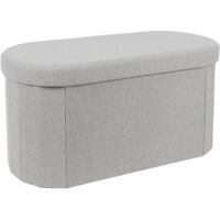 Coffre Banc Pliable Gris Pills