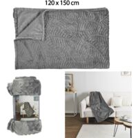 Plaid Flanelle Embosse 120x150cm