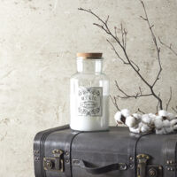 Bougie - HOME DECO FACTORY - Musc Maison Tradition - Parfumée - Vintage - Blanc