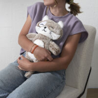 Peluche chauffante fluffy USB – Réchauffe rapide pour frileux – Douceur extrême – Idéale pour moments de détente – Sensly