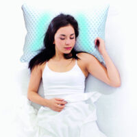 Oreiller - SENSLY - Rafraîchissant - Confort Optimal - Gris