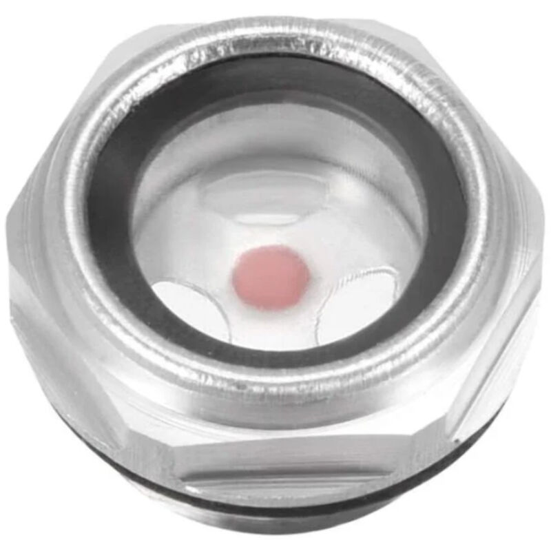 Jauge De Compresseur D'air Avec Fenêtre En Verre – M36x1.5 Filetage Mâle – Aluminium – Uxcell
