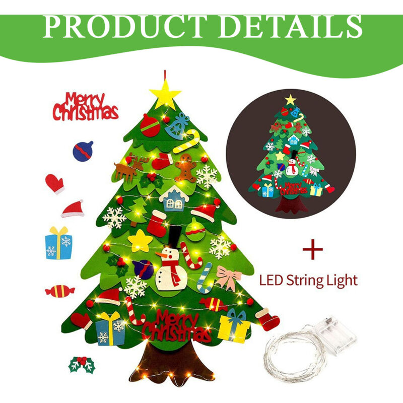 Sapin De Noël En Feutrine DIY | Décorations De Noël 2025