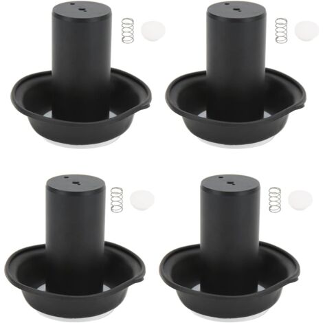 Carb Piston Vacuum Diaphragms Kit, 4 sets Carburetor Vacuum Diaphragms Piston Kit Remplacement pour Vmax 1200 VMX1200 1985‑2007