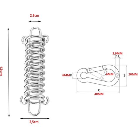 15 Ressorts De Traction 65 Mm – Diamètre Extérieur 7 Mm – Fil 1,0 Mm – Ressorts Tension Crochets Robustes Pour Réparation & Bricolage