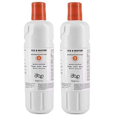 Compatible for Whirpool, Filtre 2, EDR2RXD1. Filtre À Eau for Réfrigérateur, Pièces De Rechange for Filtre De Purification d'eau for Réfrigérateur(2pcs) (1/5)