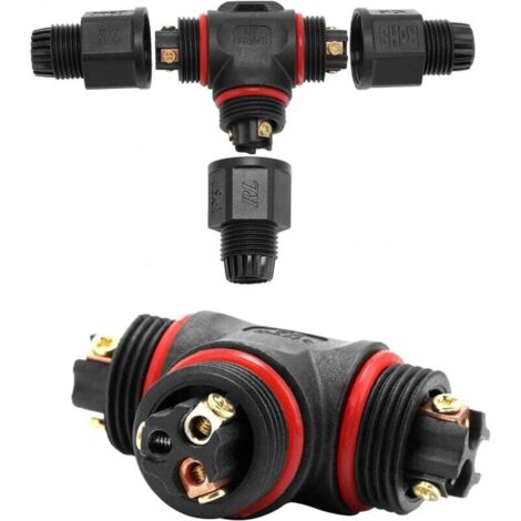 Lot De 2 Connecteurs De Câble étanches IP68 à 4 Conducteurs