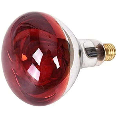 Ampoule chauffante infrarouge 250 W – Verre de quartz dur – Pour chauffage d'élevage et soins animaux – Lumière rouge (1/5)