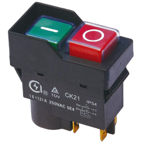 Bétonnière Électrique sur Le Commutateur Off Interrupteur électromagnétique CK21B/250V 5PIN Carburateur