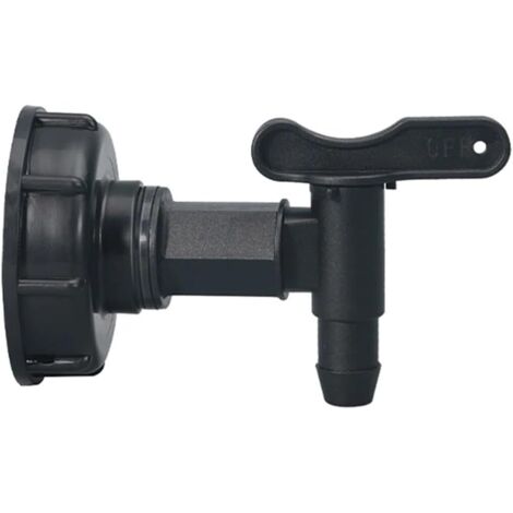 Connecteur de robinet, Adaptateur de robinet for réservoir IBC 3/4", filetage grossier, for robinet de réservoir d'eau de jardin, for tuyaux 3/4", connecteur de remplacement en laiton