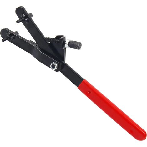 Clé de Support Réglable Clé de Poulie de Moto Clé d'embrayage du Volant Universelle Outil de Maintien d'embrayage de Volant d'inertie (1/5)