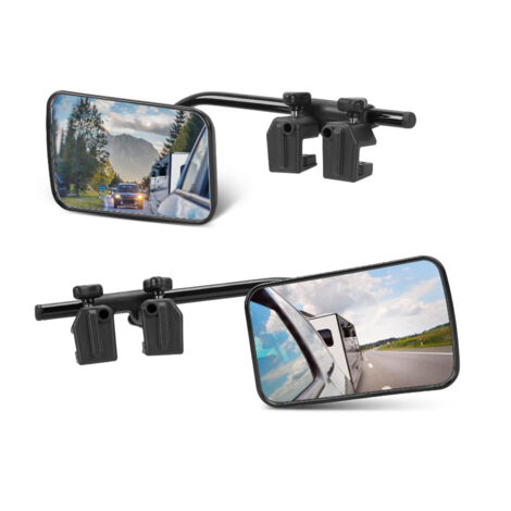 Retroviseur Caravane Voiture Rétroviseurs Extérieurs pour Camping-car Rétroviseur pour Caravane Universel pour Auto Camion Tracteur Lot de 2 (1/5)