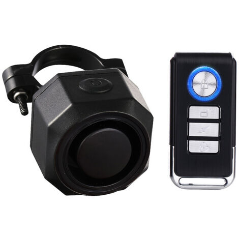 Alarme Velo/Moto Antivol Rechargeable USB sans Fil avec Supports de Montage, Sensibilité Réglable,Dispositif avec Télécommande for Scooter,Vélo Trotinette Electriqu, Voiture (1/5)