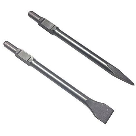 Professional SDS hex ciseau Set 30 50 x 410 mm Douille pointue à froid plat large pour marteau de démolition (1/5)
