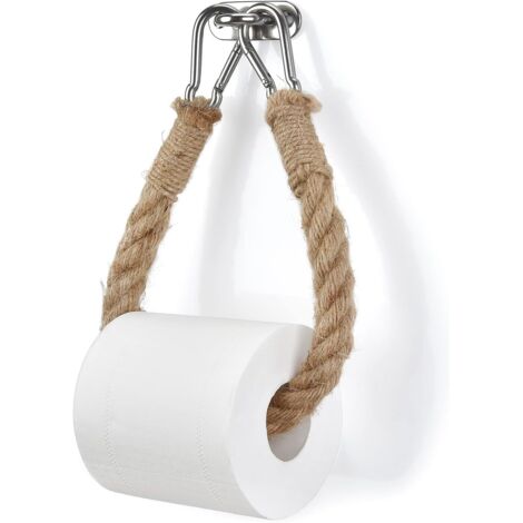 Support pour Rouleau de Papier Toilette, Porte-Papier Salle de Bain Support de Rouleau de Serviette Toilette
