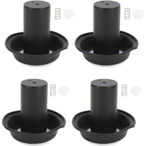 Carb Piston Vacuum Diaphragms Kit, 4 sets Carburetor Vacuum Diaphragms Piston Kit Remplacement pour Vmax 1200 VMX1200 1985‑2007