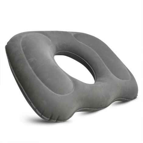 Coussin Orthopédique, Coussin d’Assise Gonflable,Coussin de Siège Orthopédique, Coussin Coccyx pour Chaise de Bureau, pour Douleurs au Coccyx et au Fessier, Hémorroïdes, Grossesse, Coussin Kyste (1/5)