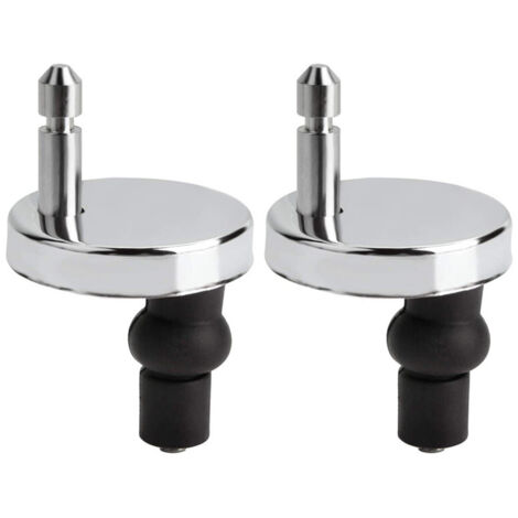 Lot de 2 Fixation Abattant WC Universelles Abattant de Toilettes à Charnière Couvercle de Toilettes Abattant Fixations,Convient à Toutes Sortes de Styles de Toilettes,Montage Facile (1/5)