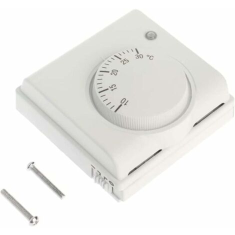Thermostat D'ambiance Mécanique 220V – 2W, écran LCD, Blanc, Marque WMLBK, Neuf Sous Emballage