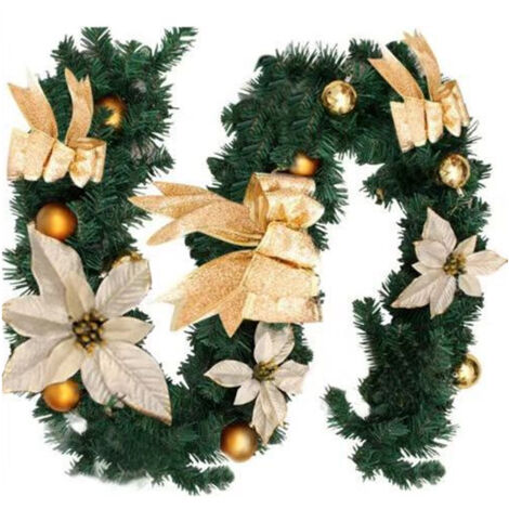 Guirlande de Noël résistante au feu pour une décoration de vacances sûre, parfaite pour divers lieux et célébrations (1/5)