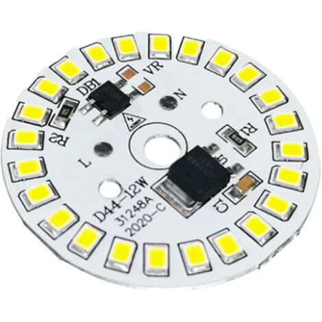 Ampoule LED COB 3 W, 100 lumens, 3 000-3 200 K, 28 mm, 21-24 V CC, économie d'énergie, compatible avec les projecteurs et les projecteurs, remplacement de la lumière blanche pure