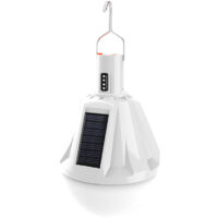 Ampoule LED solaire rechargeable par USB et étanche pour extérieur Télécommande incluse