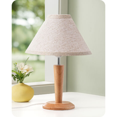 EDISHINE - Lampe à poser vintage - douille E27, 2700K ampoule 4W incluse - hauteur 34 cm - usage salon/chambre/bureau (1/5)
