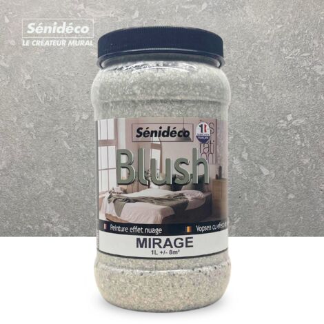 Peinture décorative effet nuage 1L – Coloris Mirage pour 8m² – Application sur supports sains – Séchage rapide en 2 heures (1/5)