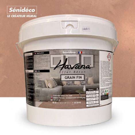 Enduit à la chaux, effet béton - HAVANA grain fin 5KG pour 10m²