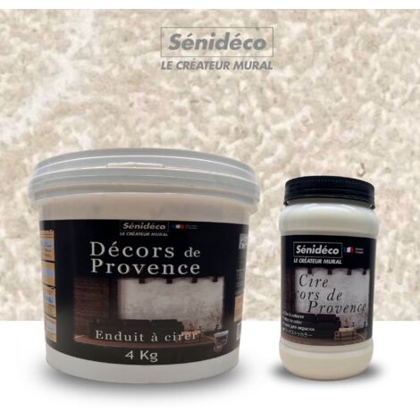 Enduit à cirer décoratif - Décors de Provence 4KG coloris Roussillon (1/5)