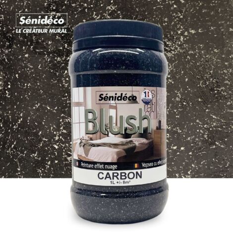 Peinture décorative effet nuage - BLUSH 1L pour 8m² coloris Carbone (1/5)