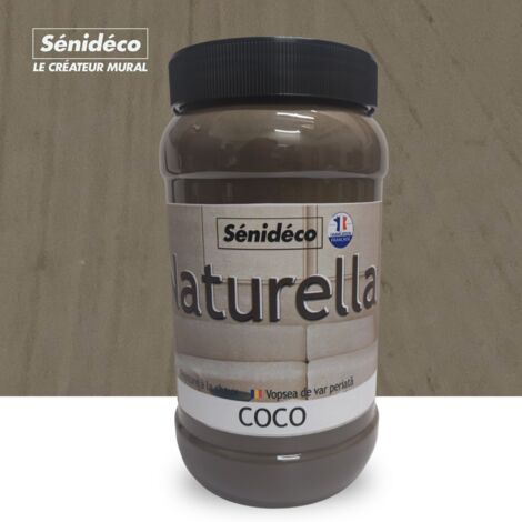 Peinture naturelle à la chaux - Naturella 1L pour 10 m² coloris Coco (1/5)