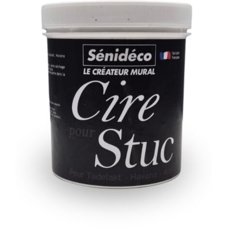 Cire de protection incolore 500ML – Finition durable pour bois – Application au gant ou à la taloche – Pour enduits décoratifs
