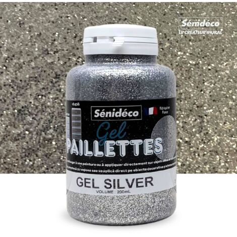 GEL PAILLETTES silver 200ml